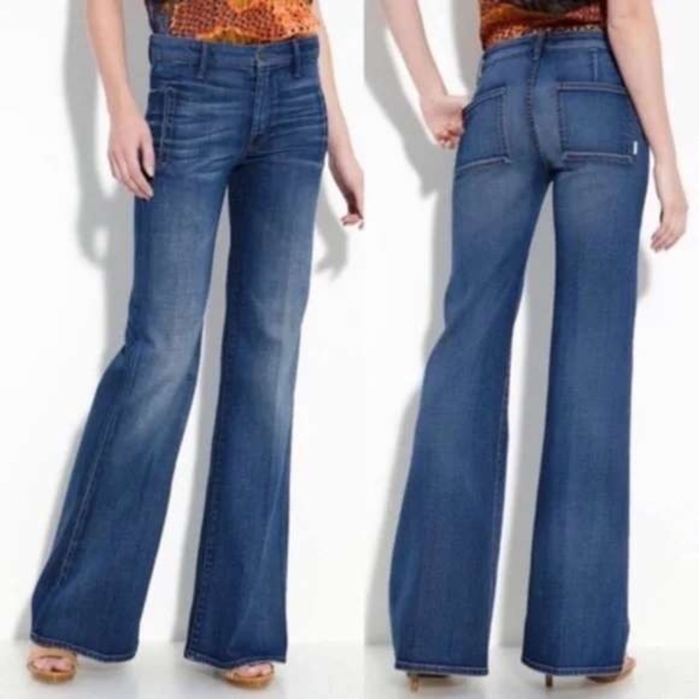 Mother The Drama Flare Jeans in Joyride 27 - Picture 2 of 12